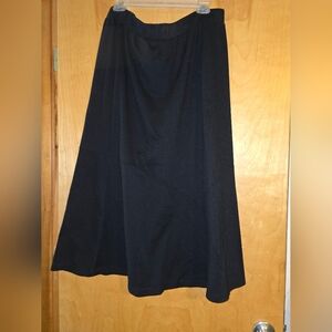 White Stag Black A-Line Skirt